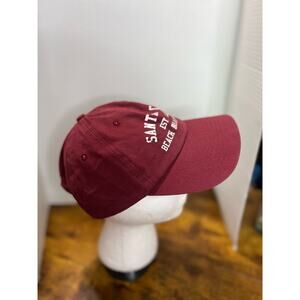 Jhats size adult unisex Santa Cruz burgundy baseball cap hat 0990